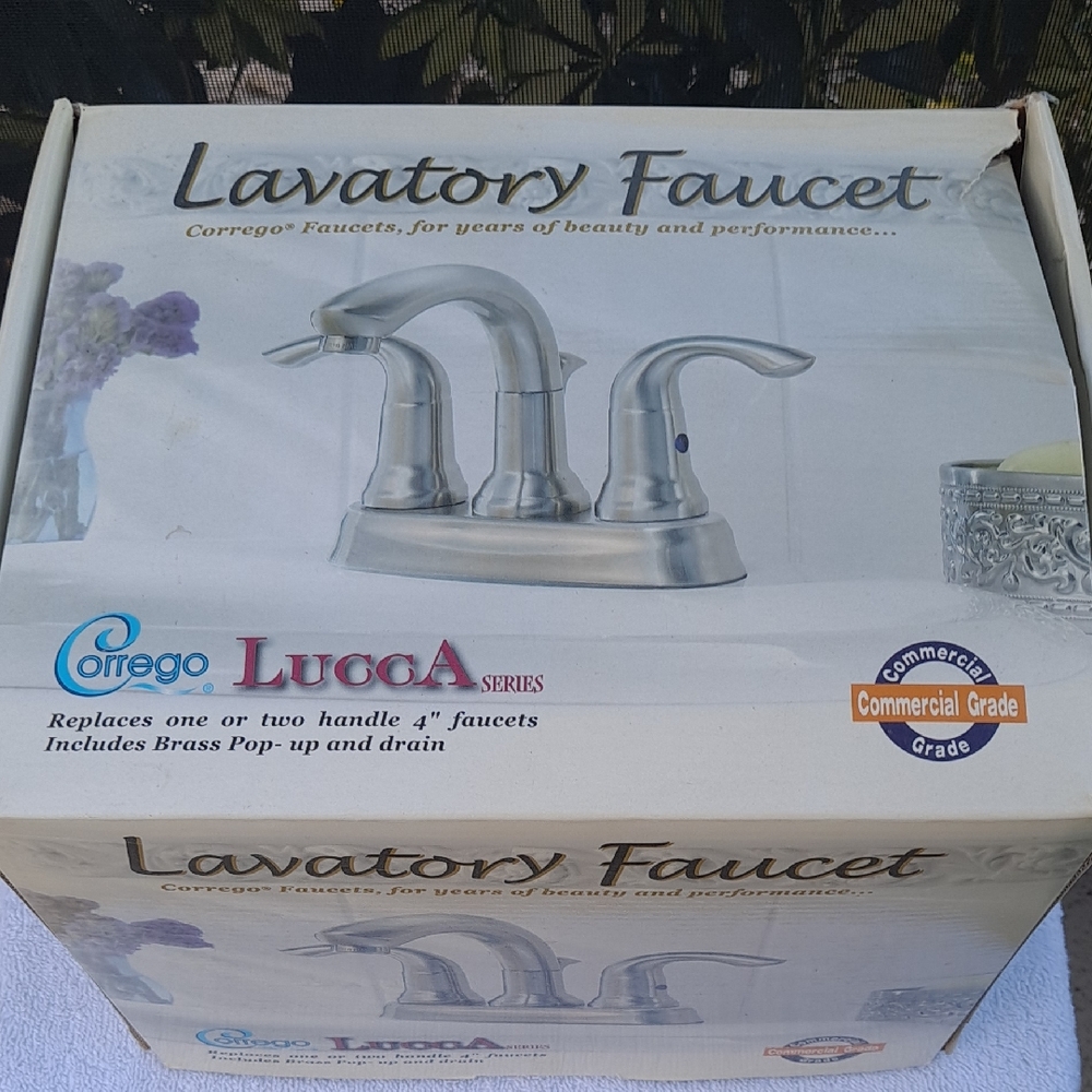 Lucca Series Brushed Nickel Bathroom Faucet